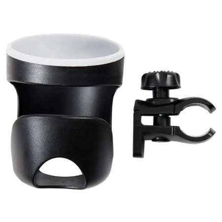 Suport pentru carucior, FreeON, Universal, Pentru biberon/pahar, Negru [1]