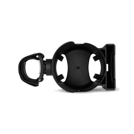 Suport universal pentru biberon/pahar si telefon, Lionelo, Ove, Cu sistem de rotire 360, Negru [9]