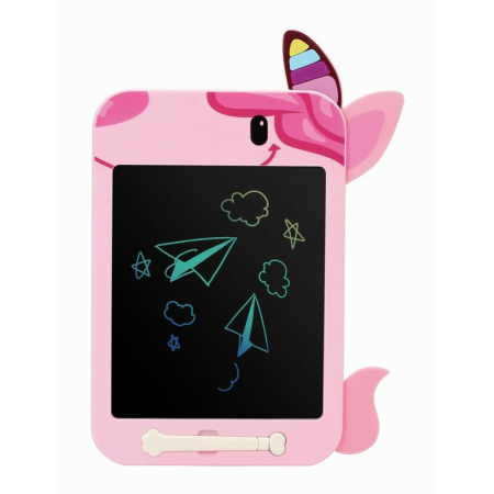 Jucarii si Jocuri - Tableta Grafica Digitala LCD pentru Scris si Desen, Free2Play, Ecran Mare 10.5 Inch, Unicorn