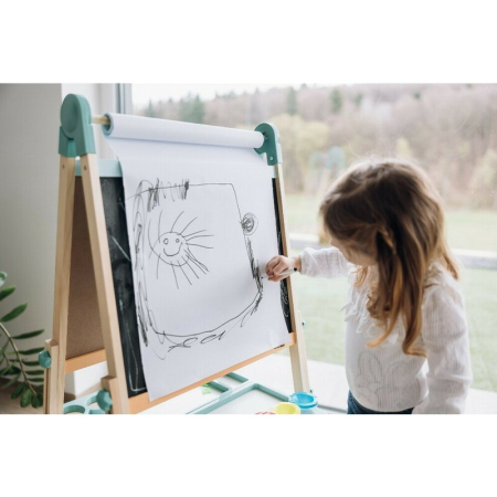 Tablita magnetica, Free2Play, 2 in 1, Cu litere si cifre , Din lemn, Conform cu standardul european de securitate EN71/123, 3 ani+, Multicolor [5]