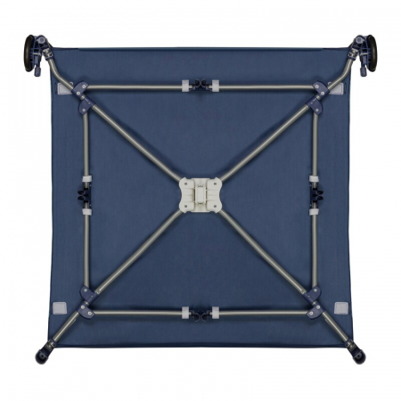 Tarc de joaca copii, Lionelo, Bonnie, Pana la 15 kg, 100 x 100 cm, Pliere compacta, Include geanta de transport, Din plasa, Cu intrare laterala cu fermoar, Cu roti, Cu salteluta din spuma, Conform cu  [12]