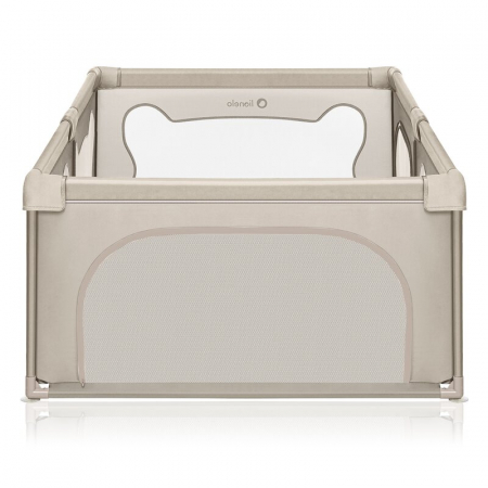 Tarc de joaca copii, Lionelo, Willow, 127 x 187 cm, Pliere compacta, Include geanta de transport, Din plasa, Cu doua intrari laterale si fermoar, Cu ventuze pentru stabilitate, Conform cu EN 12227:201 [6]