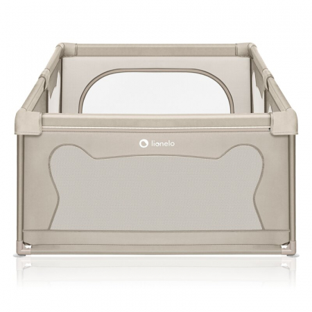 Tarc de joaca copii, Lionelo, Willow, 127 x 187 cm, Pliere compacta, Include geanta de transport, Din plasa, Cu doua intrari laterale si fermoar, Cu ventuze pentru stabilitate, Conform cu EN 12227:201 [5]