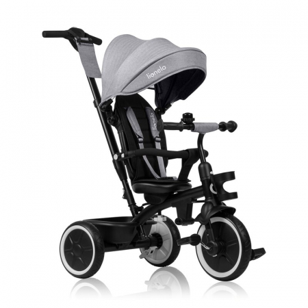 Jucarii si Jocuri - Tricicleta copii, Lionelo, Berry, 2 in 1, Multifunctionala, Suport picioare, Control al directiei, Scaun reversibil, Rotire 360 grade, Functie de roata libera, Utilizare pana la 5 ani, Constructie din
