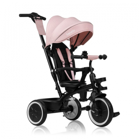 Jucarii si Jocuri - Tricicleta copii, Lionelo, Berry, 2 in 1, Multifunctionala, Suport picioare, Control al directiei, Scaun reversibil, Rotire 360 grade, Functie de roata libera, Utilizare pana la 5 ani, Constructie din