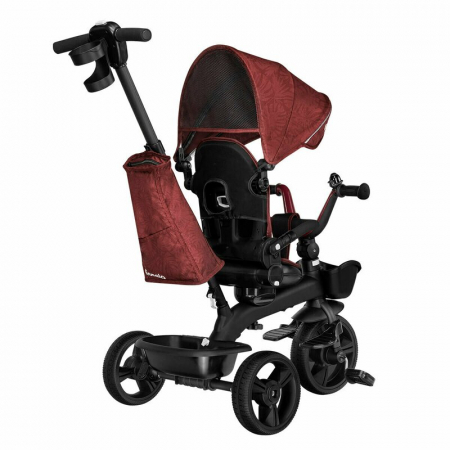 Tricicleta copii, Lionelo, Kori, Ultrapliabila, Multifunctionala. Cu suport de picioare, Control al directiei, Scaun reversibil, Rotire 360 grade, Conform cu standardul europeane de securitate EN71, R [11]