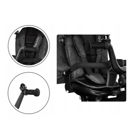 Tricicleta copii, Lionelo, Kori, Ultrapliabila, Multifunctionala, Cu suport de picioare, Control al directiei, Scaun reversibil, Rotire 360 grade, Conform cu standardul european de securitate EN71, Gr [29]