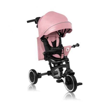 Jucarii si Jocuri - Tricicleta copii, Lionelo, Tris Plus, Ultrapliabila, Multifunctionala, Pana la 25 kg, Inclinare spatar in fata si in spate, Suport picioare, Control al directiei, Scaun reversibil, Rotire 360 grade, C