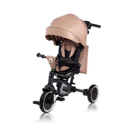 Tricicleta copii, Lionelo, Tris Plus, Ultrapliabila, Multifunctionala, Pana la 25 kg, Inclinare spatar in fata si in spate, Suport picioare, Control al directiei, Scaun reversibil, Rotire 360 grade, C [2]