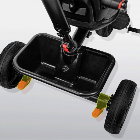 Tricicleta multifunctionala Lionelo Haari, ultra-compacta, cu scaun rotativ 360°, Conform cu standardul european de securitate EN71, Verde [39]