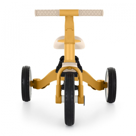 Tricicleta, Petite&Mars, Turbo, 5 in 1, Multifunctionala, Vehicul de impins, Bicicleta cu/fara pedale, Cu maner de ghidaj, Detasabil, Roti din cauciuc, Pana la 25 kg, 1.5-5 ani, Ocru [9]