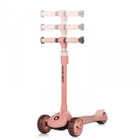 Trotineta, Lionelo, Franky, Multifunctionala, Pliabila, Pana la 50 kg, Bicicleta cu 3 roti si trotineta de echilibru, Ghidon reglabil, Sezut detasabil, Roti cu LED, Conform cu EN71, EN62115, 12 luni+, [5]