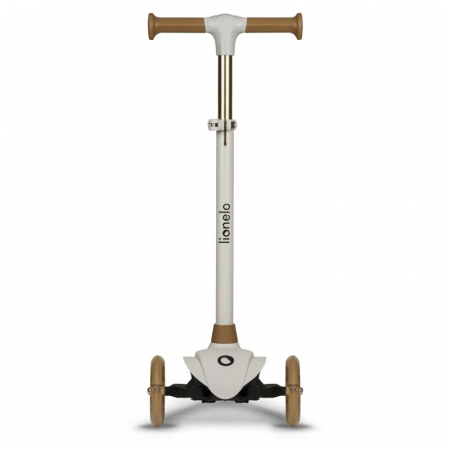 Trotineta, Lionelo, Jessy, Ultrapliabila, Pana la 50 Kg, Cu design ergonomic, Cu lumini LED, 56 x 26 x 67-82 cm, 3 ani+, Maro [4]