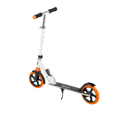 Trotineta, Lionelo, Luca, Pentru copii sau adulti, Ultrapliabila, Pana la 100 Kg, Conform cu standardul european de securitate EN14619, Portocaliu [12]