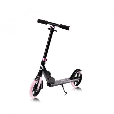 Trotineta, Lionelo, Luca, Pentru copii sau adulti, Ultrapliabila, Pana la 100 Kg, Conform cu standardul european de securitate EN14619, Roz [5]