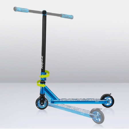 Trotineta, Lionelo, Whizz, Pentru Acrobatii, Rulmenti ABEC-9, Sistemul de compresie IHC 9, 20 - 100 kg, Conform cu standardul european de securitate EN14619, Albastru [35]