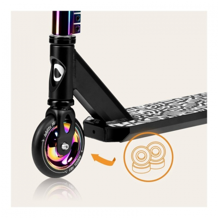 Trotineta, Lionelo, Whizz, Pentru Acrobatii, Rulmenti ABEC-9, Sistemul de compresie IHC 9, 20 - 100 kg, Conform cu standardul european de securitate EN14619, Multicolor [13]