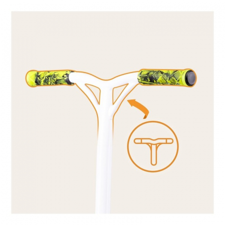 Trotineta, Lionelo, Whizz, Pentru Acrobatii, Rulmenti ABEC-9, Sistemul de compresie IHC 9, 20 - 100 kg, Conform cu standardul european de securitate EN14619, Verde/Negru [10]