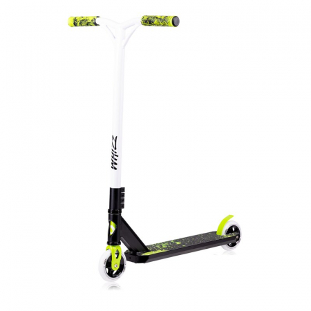 Jucarii si Jocuri - Trotineta, Lionelo, Whizz, Pentru Acrobatii, Rulmenti ABEC-9, Sistemul de compresie IHC 9, 20 - 100 kg, Conform cu standardul european de securitate EN14619, Verde/Negru