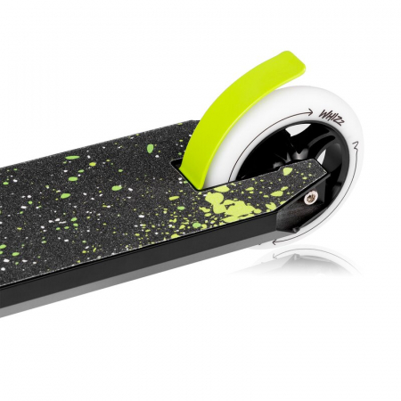 Trotineta, Lionelo, Whizz, Pentru Acrobatii, Rulmenti ABEC-9, Sistemul de compresie IHC 9, 20 - 100 kg, Conform cu standardul european de securitate EN14619, Verde/Negru [8]