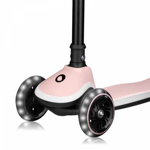 Trotineta pentru copii, Lionelo, Mey, Ultrapliabila, Cu lumini si cosulet, Maner ajustabil pe inaltime, 3 ani+, Pana la 50 Kg, Ultra usor, 2.8 kg, Conform cu standardul EN71-1/2/3, Certificata Interte [14]