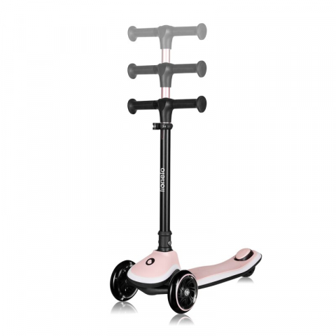 Trotineta pentru copii, Lionelo, Mey, Ultrapliabila, Cu lumini si cosulet, Maner ajustabil pe inaltime, 3 ani+, Pana la 50 Kg, Ultra usor, 2.8 kg, Conform cu standardul EN71-1/2/3, Certificata Interte [7]