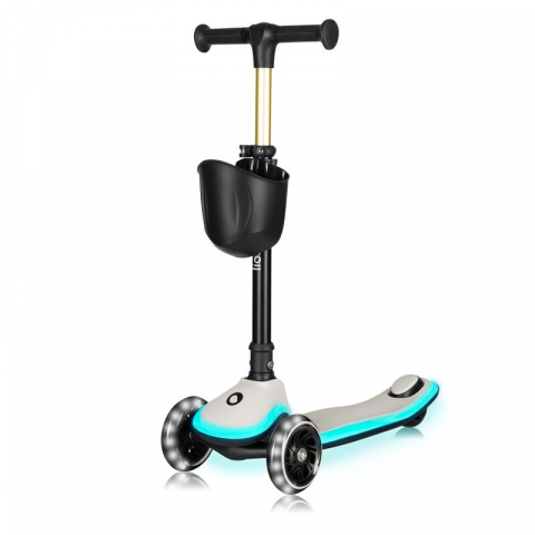 Trotineta pentru copii, Lionelo, Mey, Ultrapliabila, Cu lumini si cosulet, Maner ajustabil pe inaltime, 3 ani+, Pana la 50 Kg, Ultra usor, 2.8 kg, Conform cu standardul EN71-1/2/3, Certificata Interte [5]