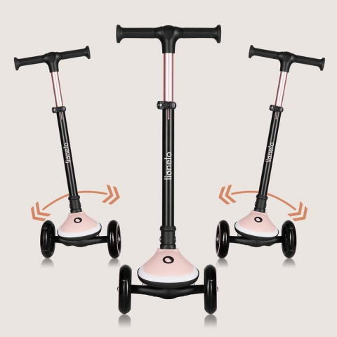 Trotineta pentru copii, Lionelo, Mey, Ultrapliabila, Cu lumini si cosulet, Maner ajustabil pe inaltime, 3 ani+, Pana la 50 Kg, Ultra usor, 2.8 kg, Conform cu standardul EN71-1/2/3, Certificata Interte [26]