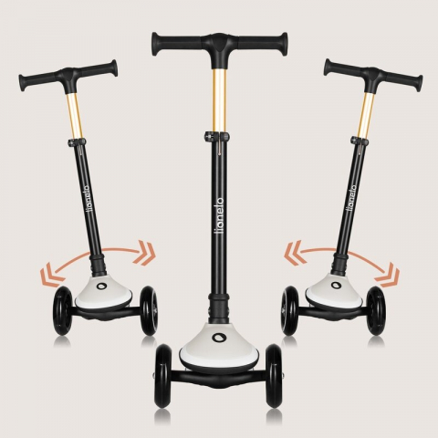Trotineta pentru copii, Lionelo, Mey, Ultrapliabila, Cu lumini si cosulet, Maner ajustabil pe inaltime, 3 ani+, Pana la 50 Kg, Ultra usor, 2.8 kg, Conform cu standardul EN71-1/2/3, Certificata Interte [28]