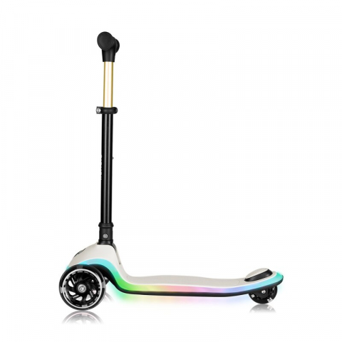 Trotineta pentru copii, Lionelo, Mey, Ultrapliabila, Cu lumini si cosulet, Maner ajustabil pe inaltime, 3 ani+, Pana la 50 Kg, Ultra usor, 2.8 kg, Conform cu standardul EN71-1/2/3, Certificata Interte [11]