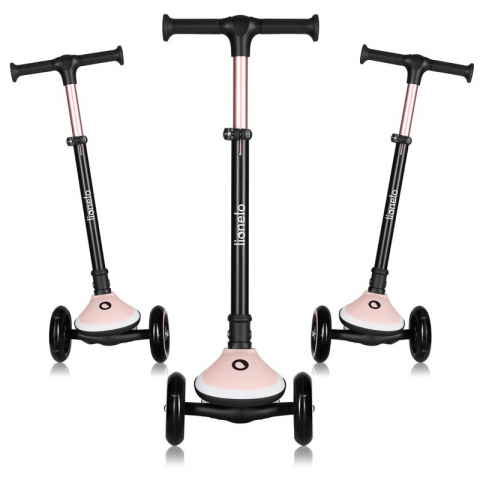Trotineta pentru copii, Lionelo, Mey, Ultrapliabila, Cu lumini si cosulet, Maner ajustabil pe inaltime, 3 ani+, Pana la 50 Kg, Ultra usor, 2.8 kg, Conform cu standardul EN71-1/2/3, Certificata Interte [13]