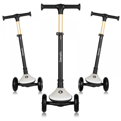 Trotineta pentru copii, Lionelo, Mey, Ultrapliabila, Cu lumini si cosulet, Maner ajustabil pe inaltime, 3 ani+, Pana la 50 Kg, Ultra usor, 2.8 kg, Conform cu standardul EN71-1/2/3, Certificata Interte [13]
