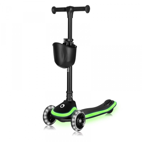 Trotineta pentru copii, Lionelo, Mey, Ultrapliabila, Cu lumini si cosulet, Maner ajustabil pe inaltime, 3 ani+, Pana la 50 Kg, Ultra usor, 2.8 kg, Conform cu standardul EN71-1/2/3, Certificata Interte [6]