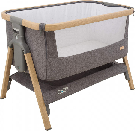 Mobilier si Lenjerie - Tutti Bambini – Patut 2 in 1 co-sleeper CoZee Oak & Charcoal