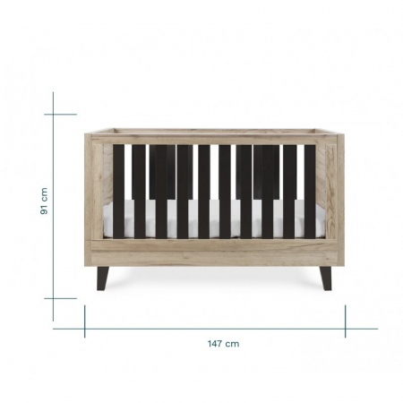 Tutti Bambini – Patut evolutiv 3 in 1 Como Oak & Slate Grey [9]