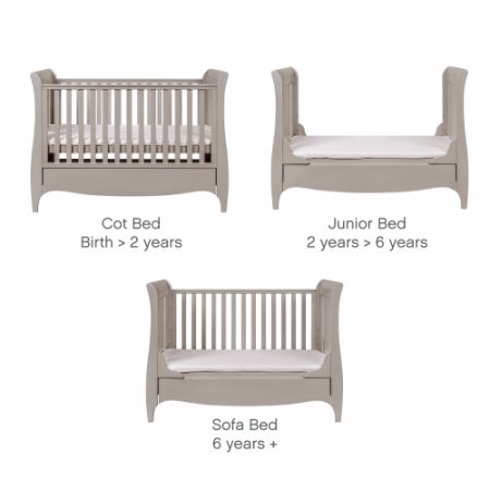 Tutti Bambini - Patut evolutiv 3 in 1 Roma, Truffle Grey [1]