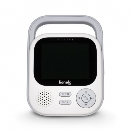 Video monitor, Lionelo, Babyline 3.2, Full HD, Comunicare bidirectionala, 2.8 inch, Cu sunete si mod de noapte, Cu 5 niveluri de detectare a sunetului, Alb [19]
