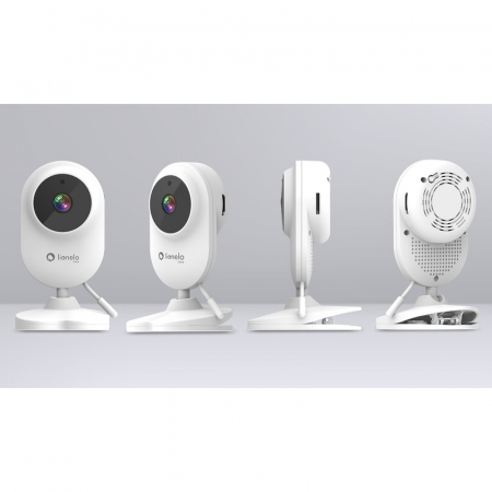 Video monitor, Lionelo, Babyline 6.2, Conexiune Wi-Fi, Pana la 8h de functionare, Comunicare bidirectionala, Senzor de temperatura, Alb [8]