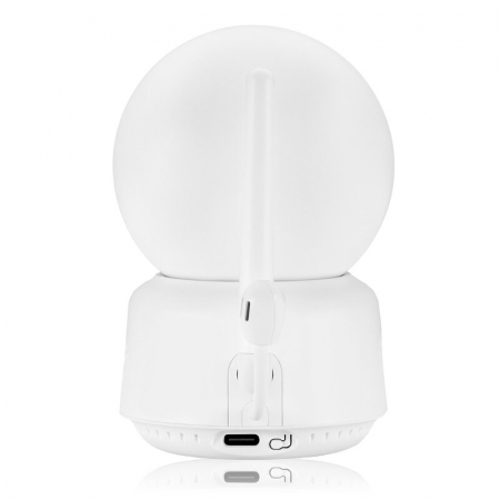 Video monitor, Lionelo, Babyline 9.1, Conexiune prin aplicatia Lionelo Smart, Pana la 8h de functionare, Comunicare bidirectionala, Cu senzor de miscare si sunete Alb [6]