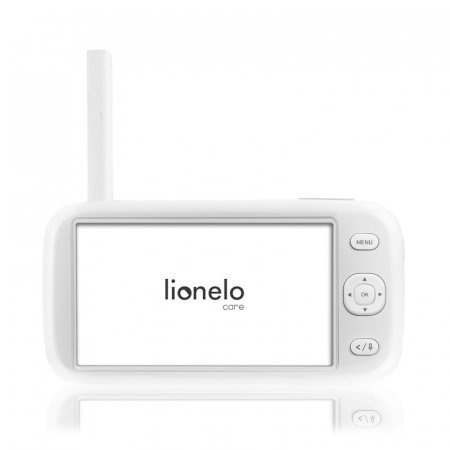 Video monitor, Lionelo, Babyline 9.1, Conexiune prin aplicatia Lionelo Smart, Pana la 8h de functionare, Comunicare bidirectionala, Cu senzor de miscare si sunete Alb [16]