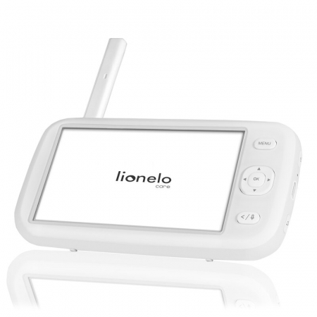 Video monitor, Lionelo, Babyline 9.1, Conexiune prin aplicatia Lionelo Smart, Pana la 8h de functionare, Comunicare bidirectionala, Cu senzor de miscare si sunete Alb [18]