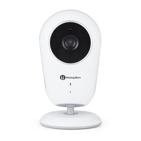 Video monitor, Petite&Mars, Nano 4.0, Ecran HD, Zoom digital 3×, Raza de actiune 300m, Suport pentru pana la 4 camere, Comunicare bidirectionala, 8 melodii, Alb [1]