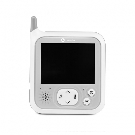 Videofon, Lionelo, Babyline 7.1, Cu melodii, Cu lampa inclusa, Pana la 40 h fara incarcare, Ecran 3.2 inch, Alb [13]