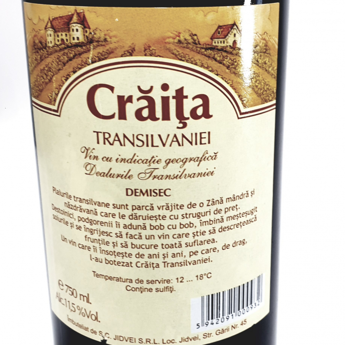 Vin roșu demisec - Crăița Transilvaniei - [2]