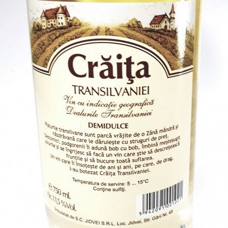 Vin alb demidulce - Crăița Transilvaniei - [1]