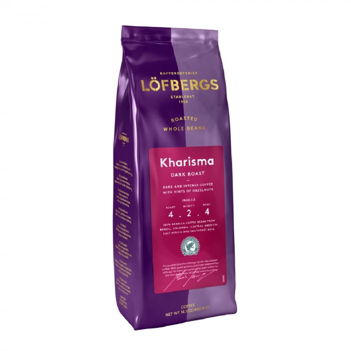 Lofbergs Kharisma cafea boabe 400g [1]
