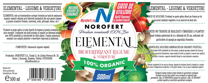 ELEMENTAL - Fertilizant ecologic pentru legume și plante aromatice [2]