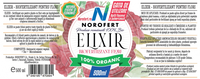 ELIXIR - Fertilizant ecologic pentru plante cu flori [2]
