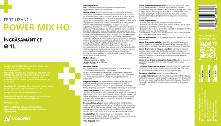 Ingrasaminte foliare conventionale POWER MIX - POWER MIX HO