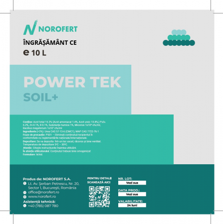 Produse CONVENTIONALE - POWER TEK SOIL+ - 10 L